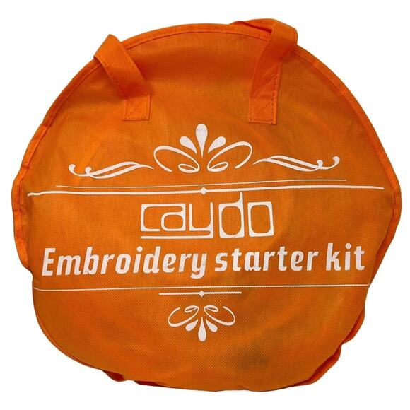 Caydo Embroidery / Counted Cross Stitch Starter Kit Hoops Tools Floss Aida Cloth - Picture 3 of 11